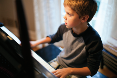Child Playing Piano