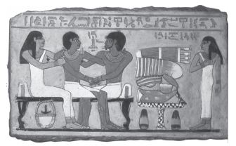 amenemhat with his parents and wife