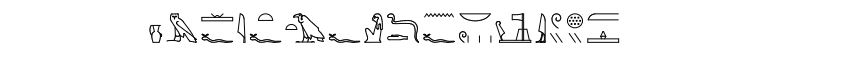 hieroglyphics Tomb of Pedju