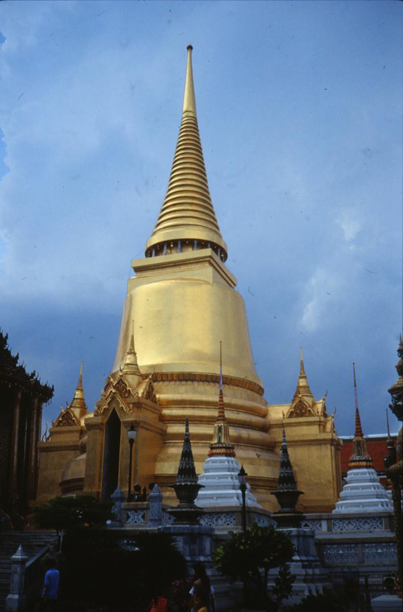 Pagoda with a golden stupa
