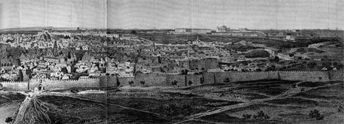 Old photograph from the outside of Jerusalem Part 2