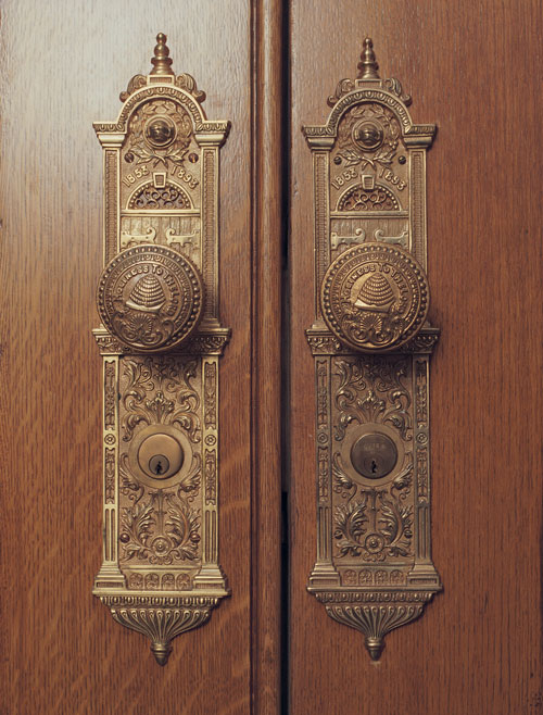 doorknobs of the Salt Lake Temple