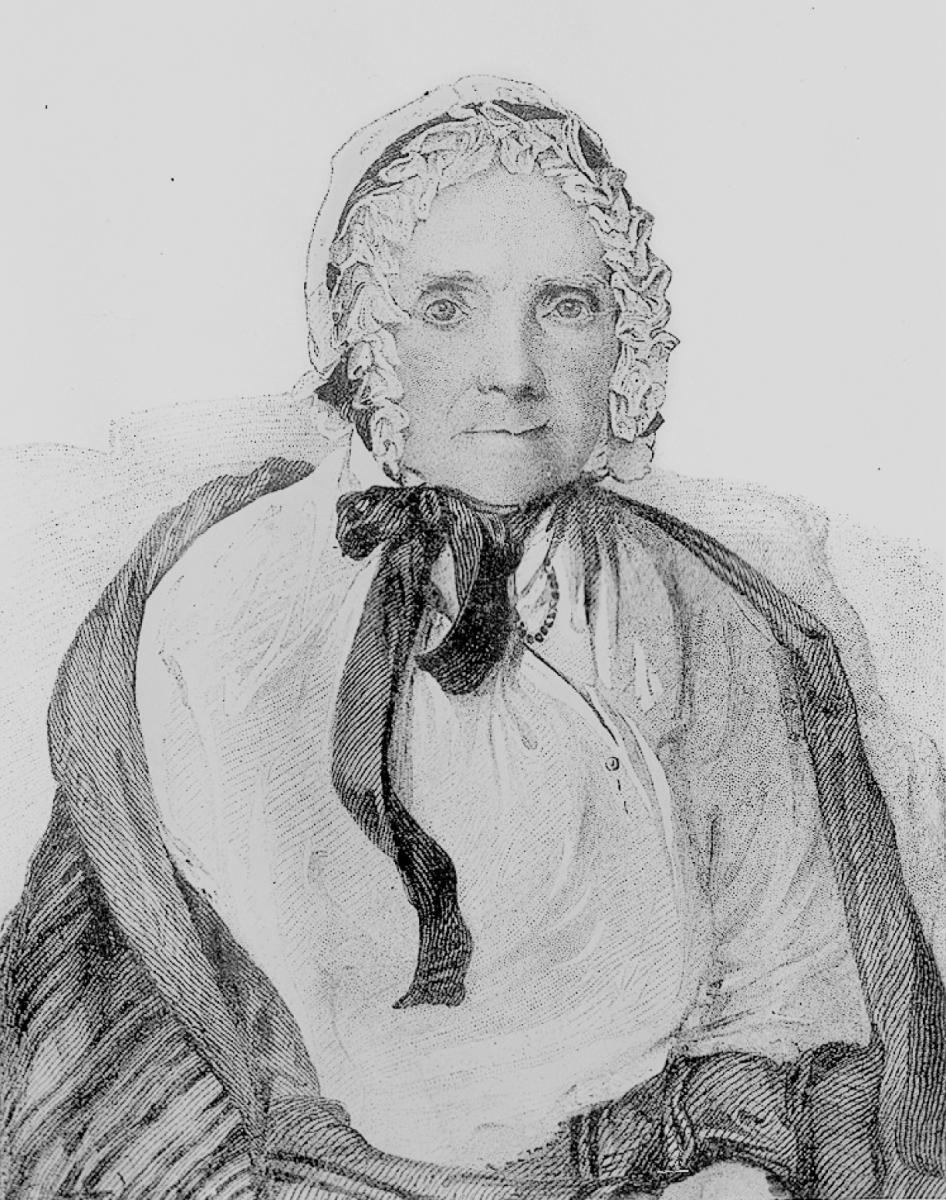 drawing of Lucy Mack Smith