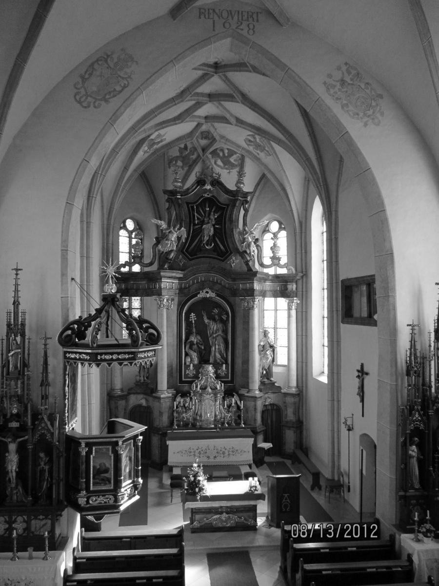 Rottenbach Catholic church interior