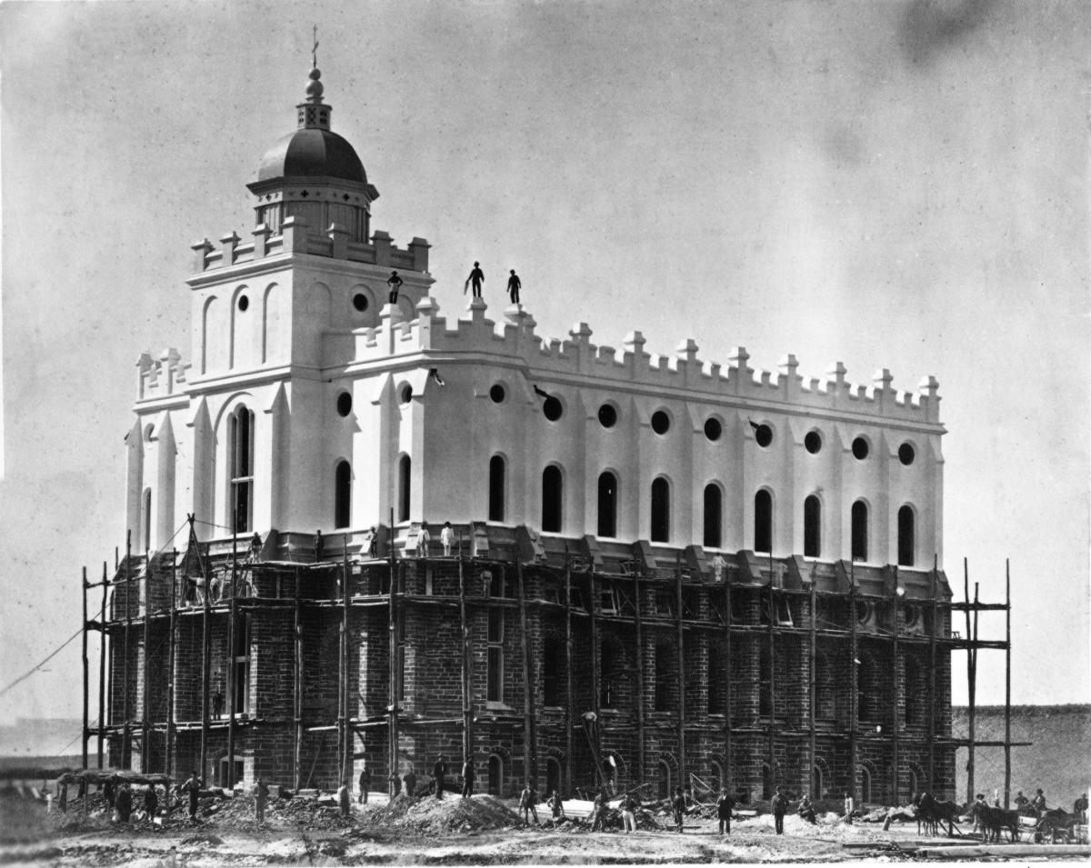 St. George Temple construction