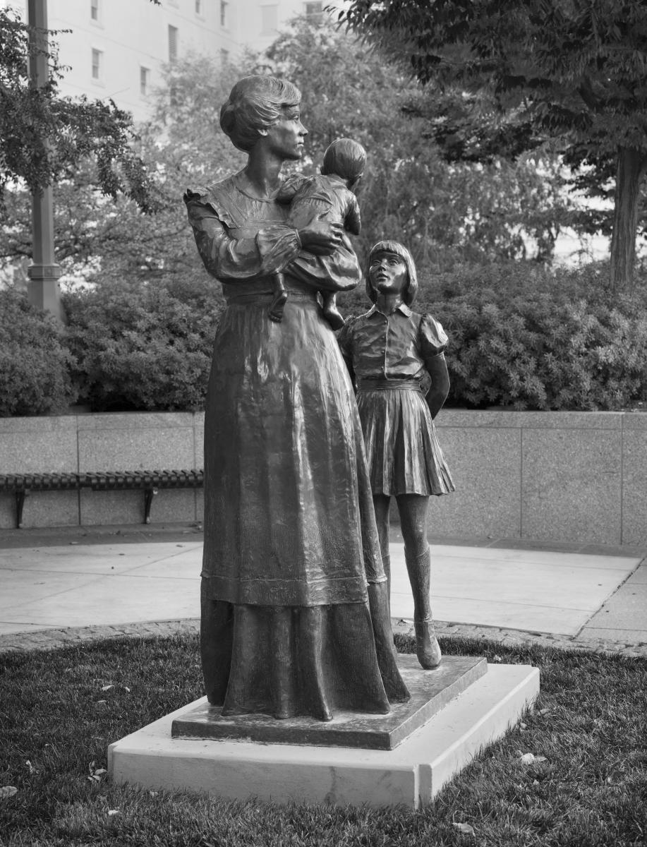 In Her Mother's Footsteps Statue