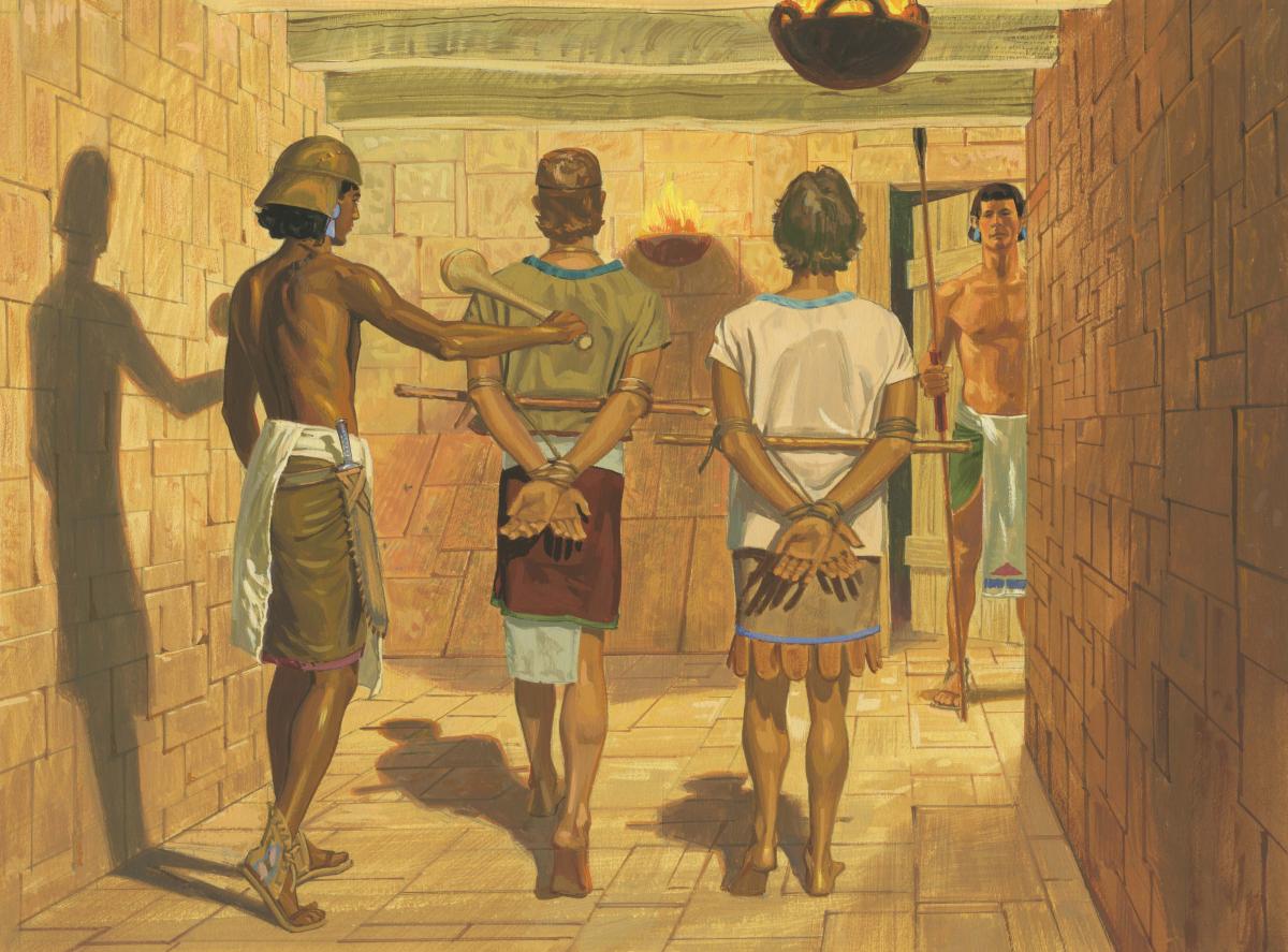 Nephi and Lehi were cast into prison by the Lamanite army