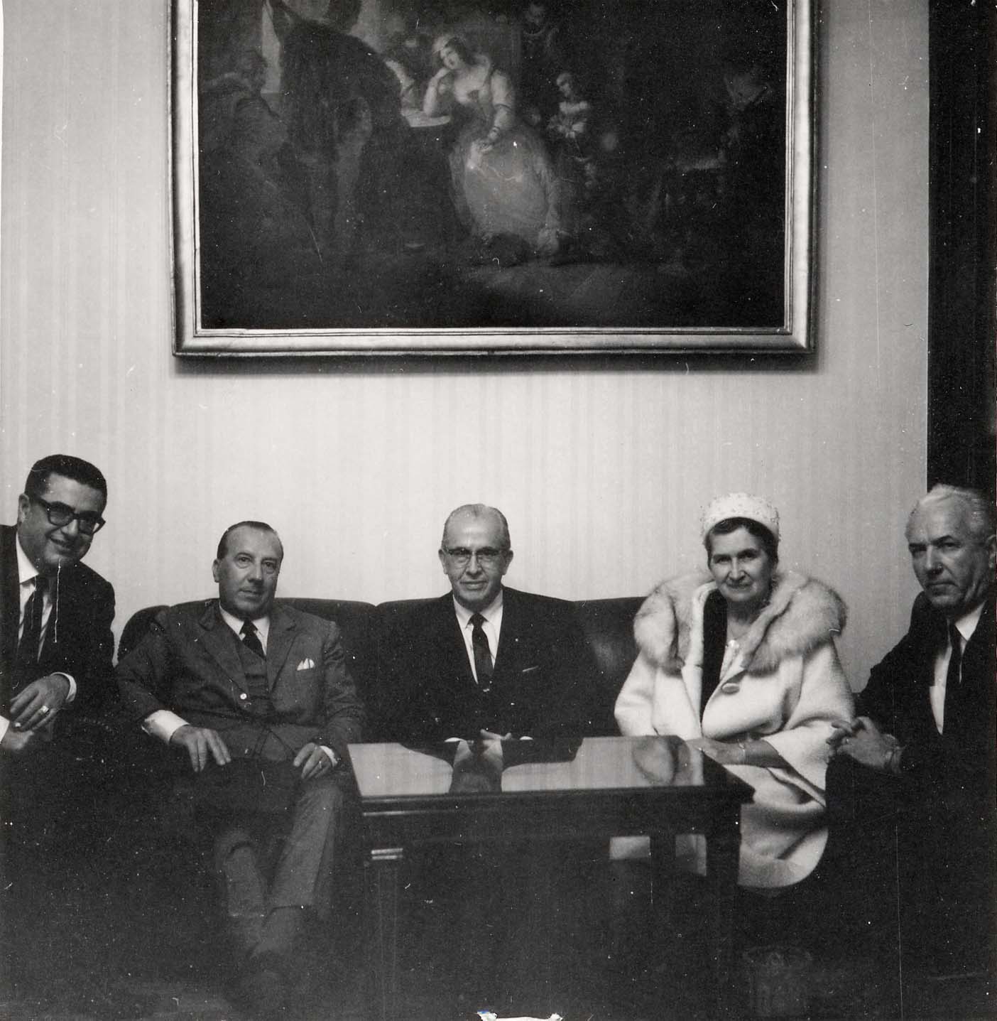 Benson with others