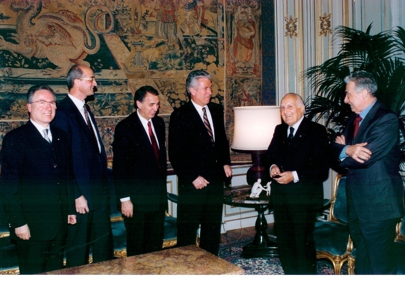 Elder Uchtdorf with other men