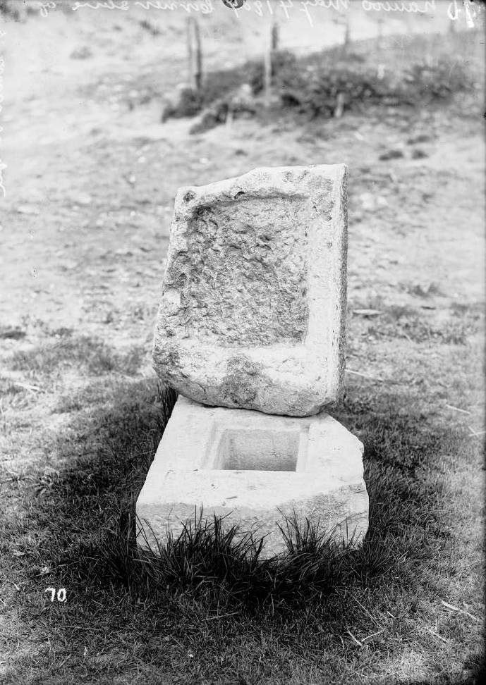 Cornerstone, Nauvoo Temple, 1907. Anderson Collection, L. Tom Perry Special Collections, Brigham Young University.