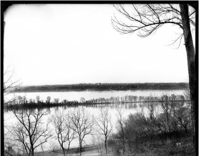 George Edward Anderson, Nauvoo from Bluff Park, Iowa, May 2, 1907