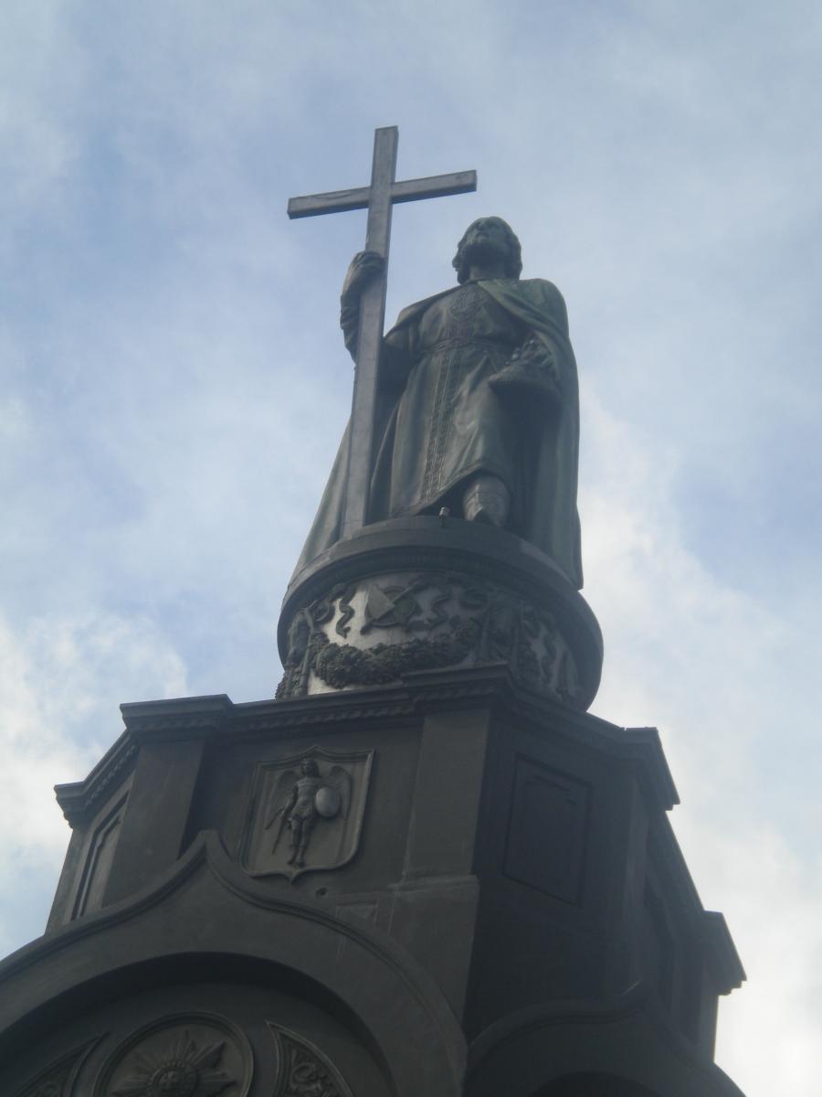 Statue of Volodymyr in Kyiv, Ukraine
