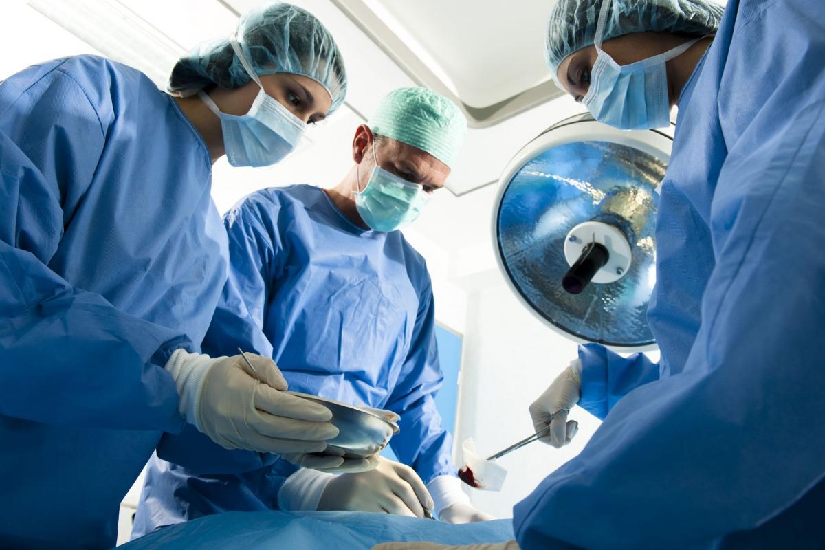 a surgical staff in operation