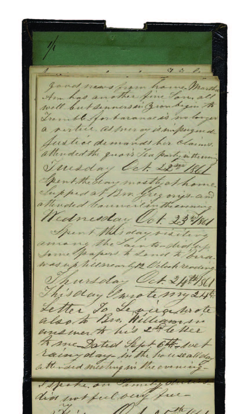 page of letter
