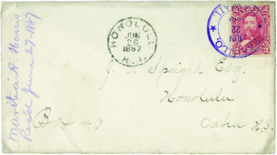 envelope addressed to J.S Speight