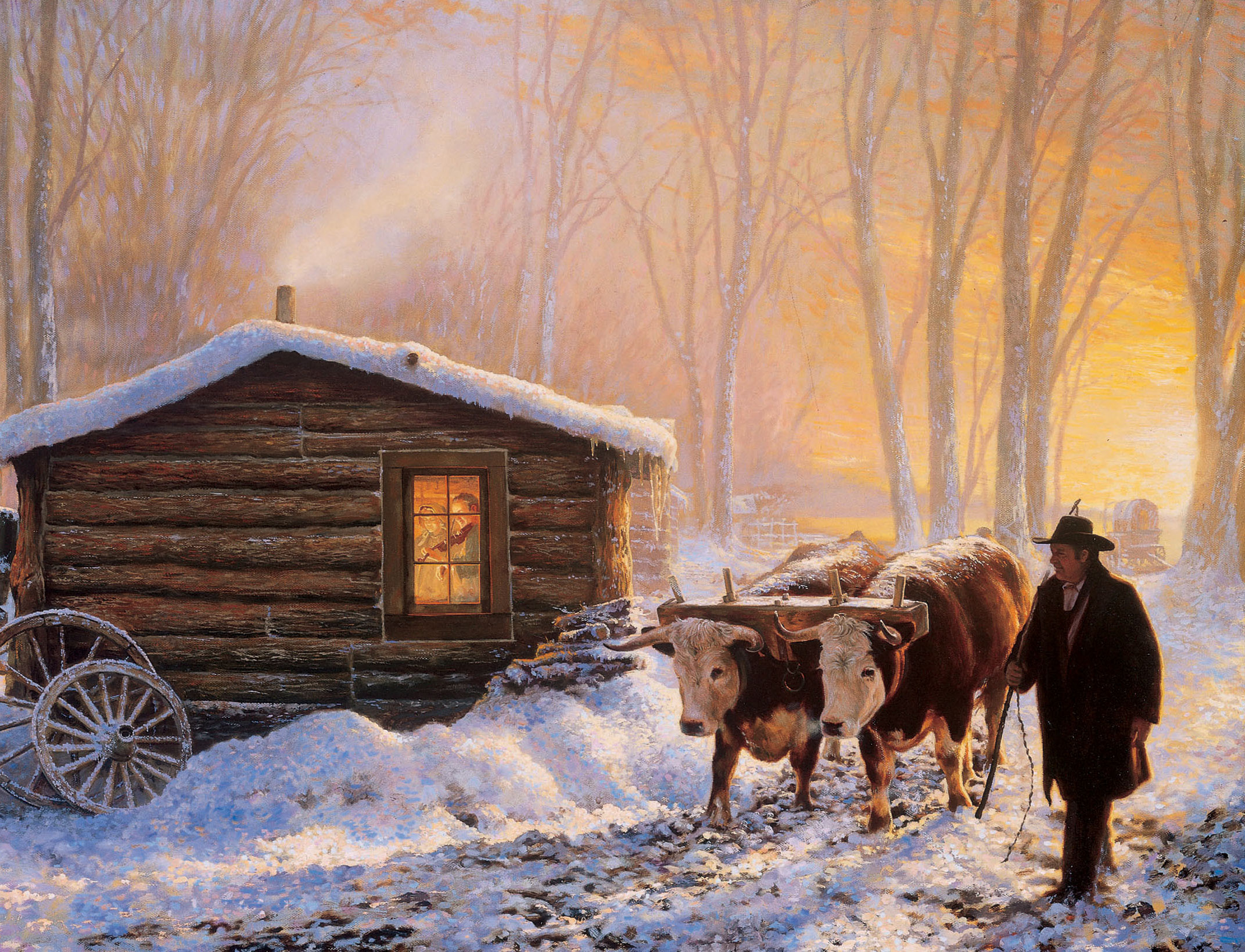 painting of winter