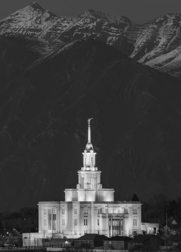 temple at night