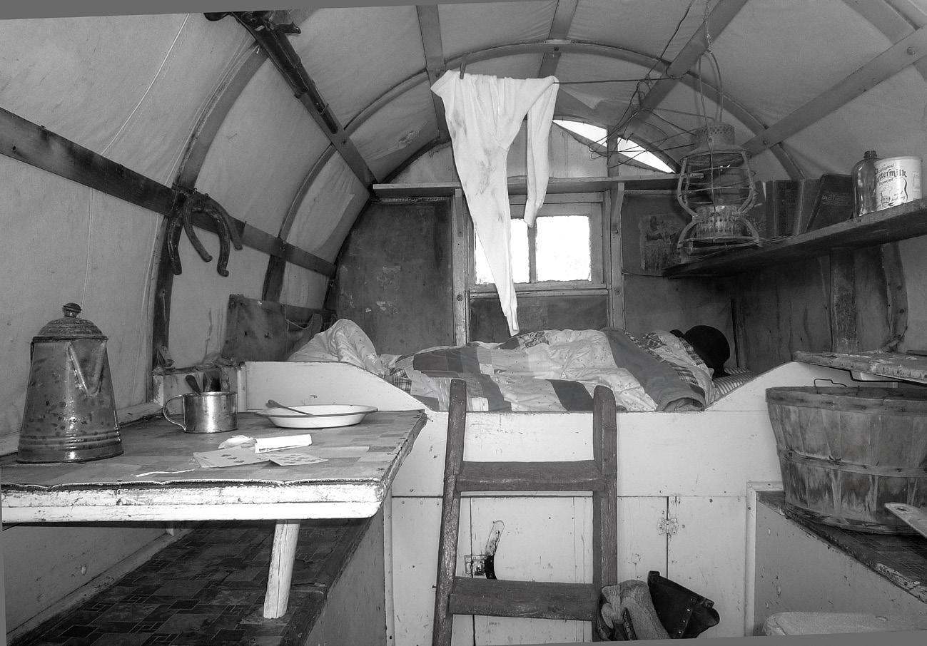 Interior of the Shepherd's Wagon