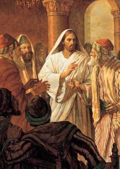 Jesus Christ healing the sick