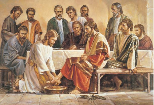 Jesus washing the Apostles feet