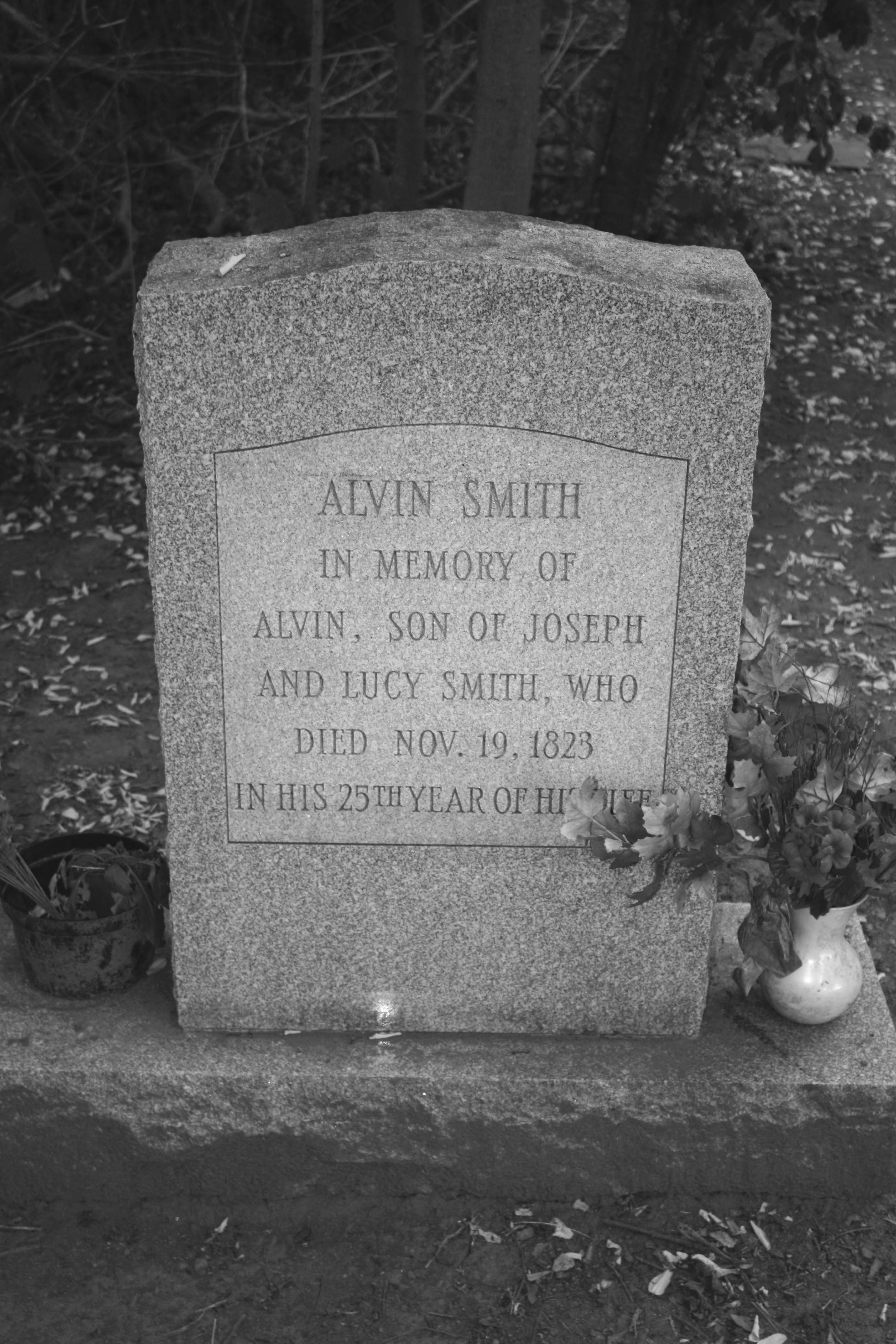 headstone of Alvin Smith
