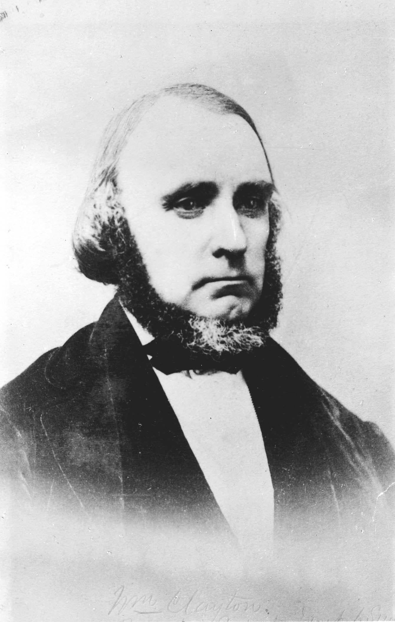 portrait of william clayton