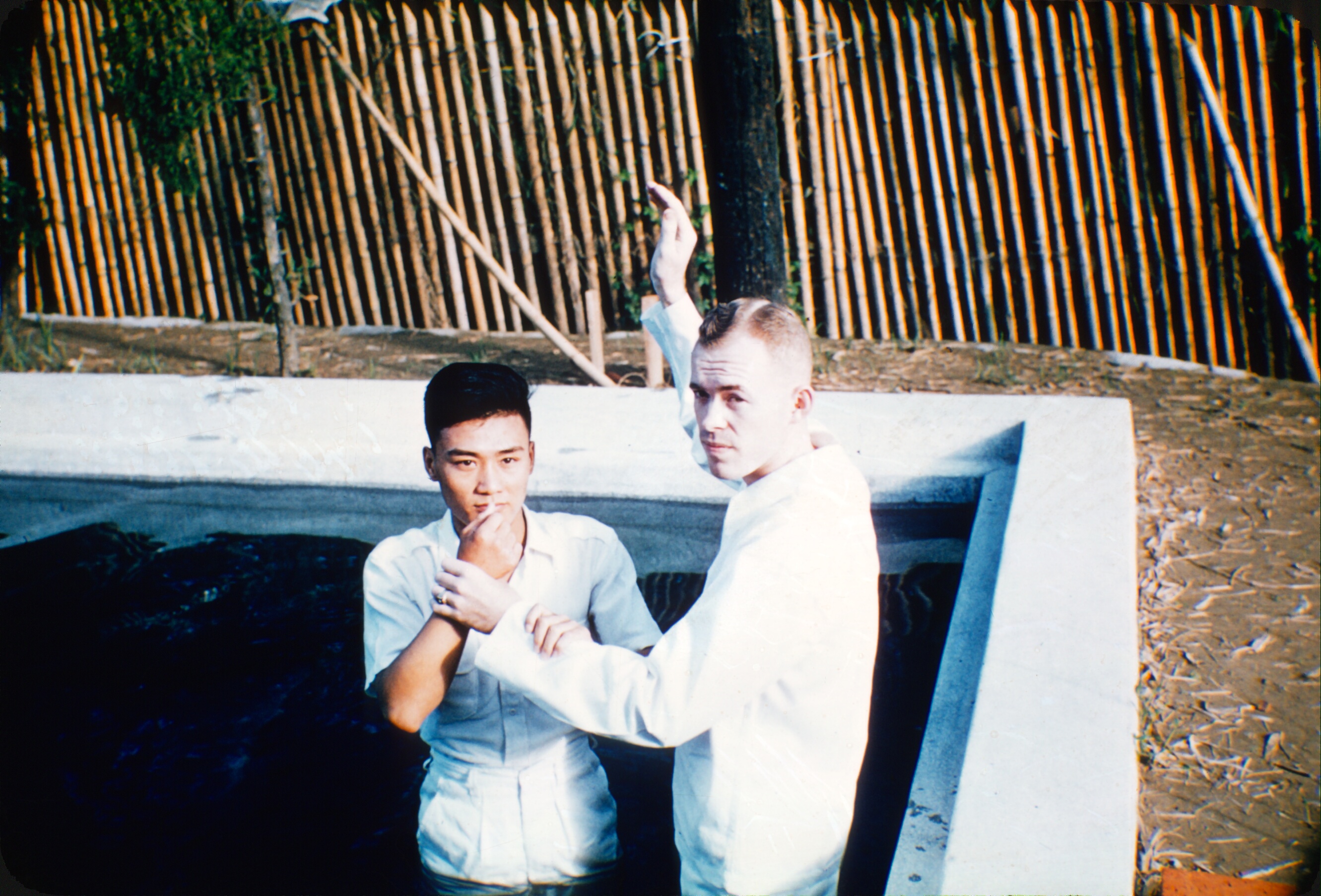 First Chinese baptism in Taiwan.