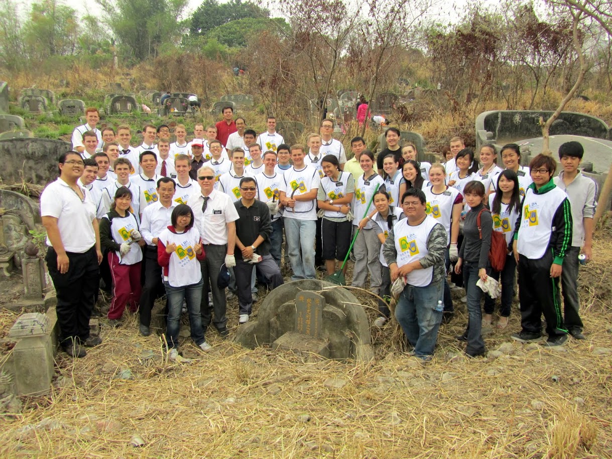 group of helping hands