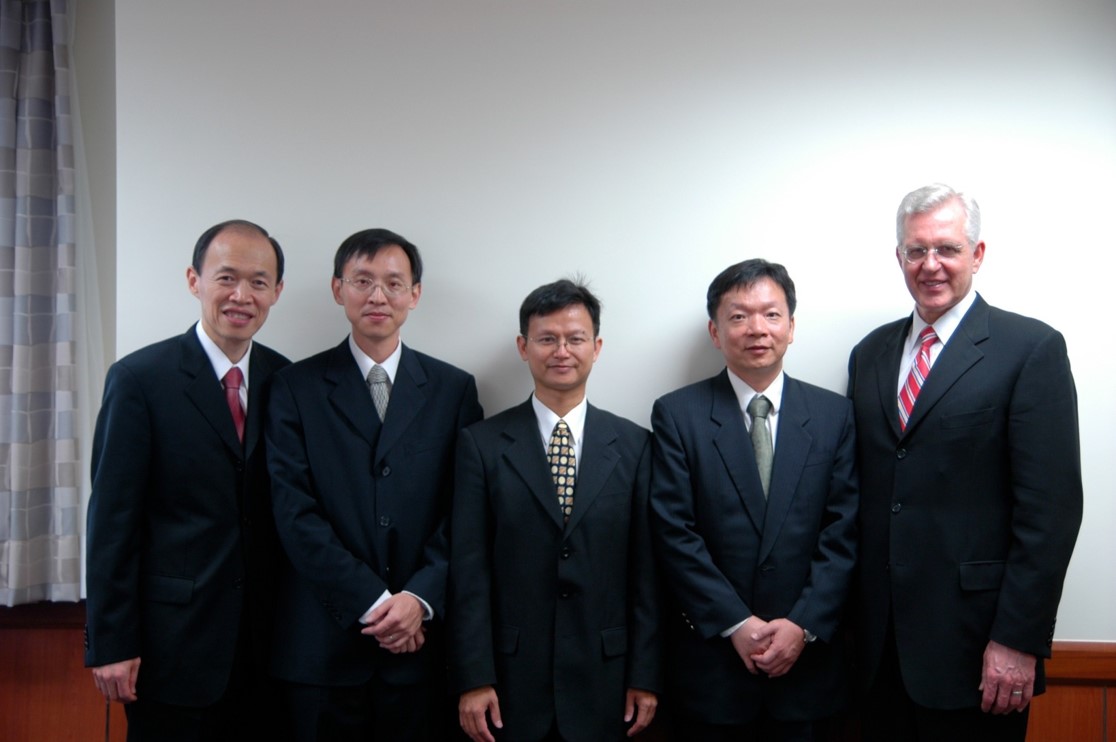 several men with elder Christofferson