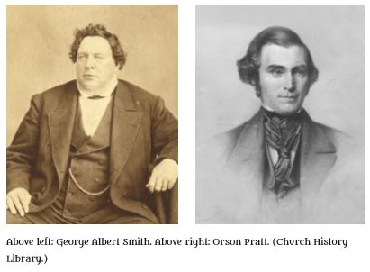 Portraits of George Albert Smith and Orson Pratt