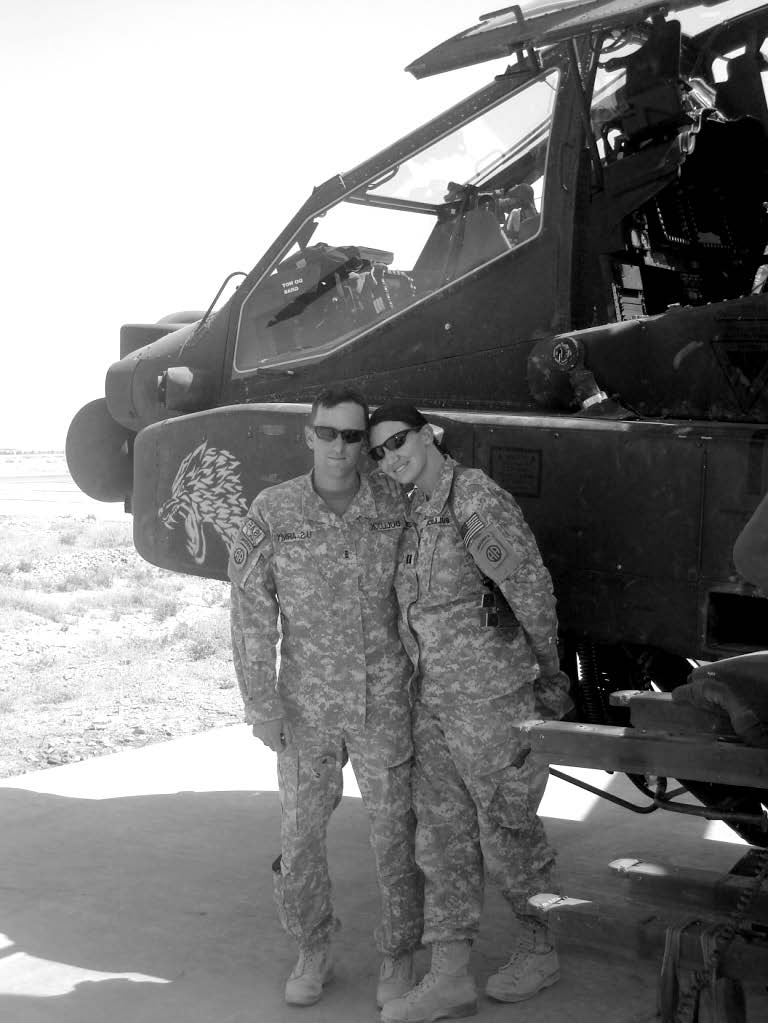 Donald and Lilia Bullock served together in the same area in Afghanistan. Courtesy of Donald and Lilia Bullock.