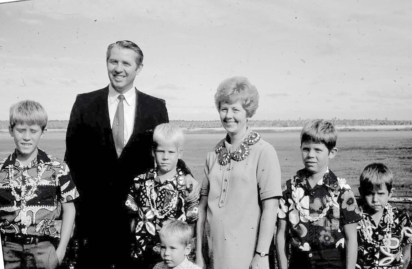 President James and Sister Metta Christensen and their family. Courtesy of Bill Windsor.