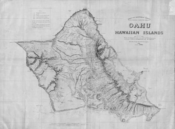 map of hawaii oahu