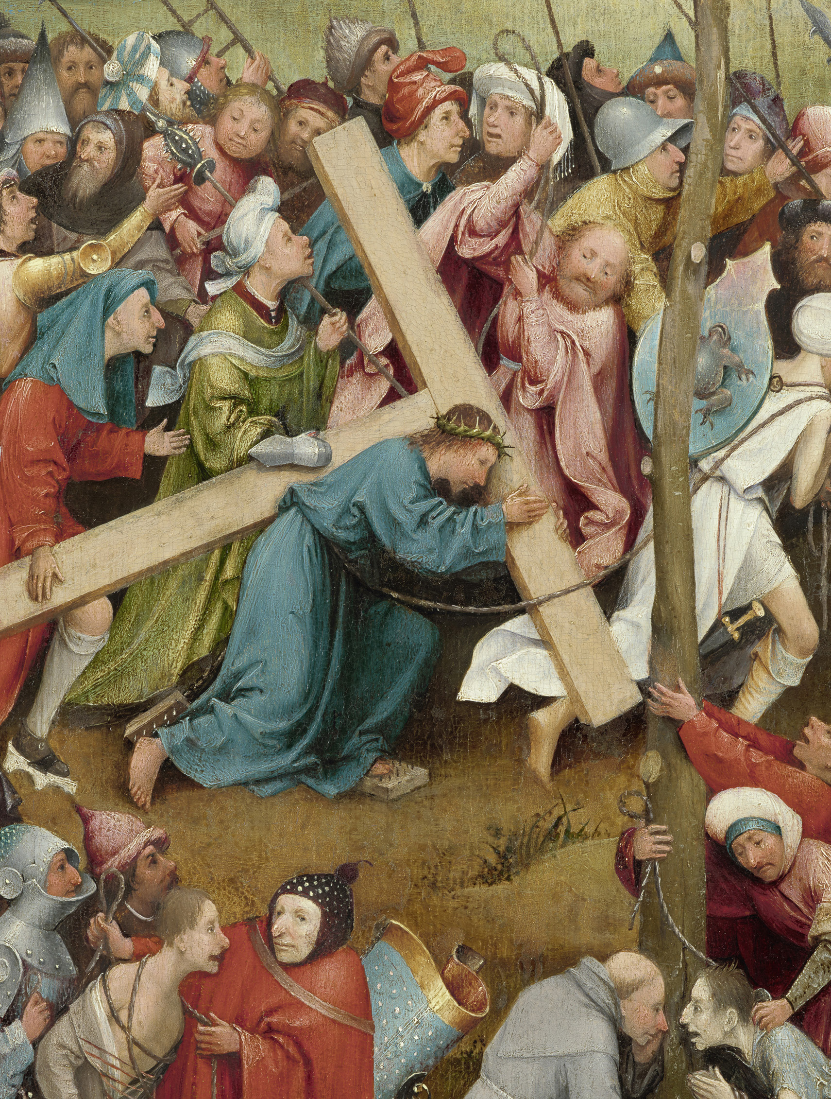 “Behold the Lamb of God, which taketh away the sin of the world” (John 1:29). Hieronymus Bosch, Christ Carrying the Cross, detail, ca. 1500, Kunsthistorisches Museum, Vienna. Directmedia Publishing GmbH (CC0 1.0).