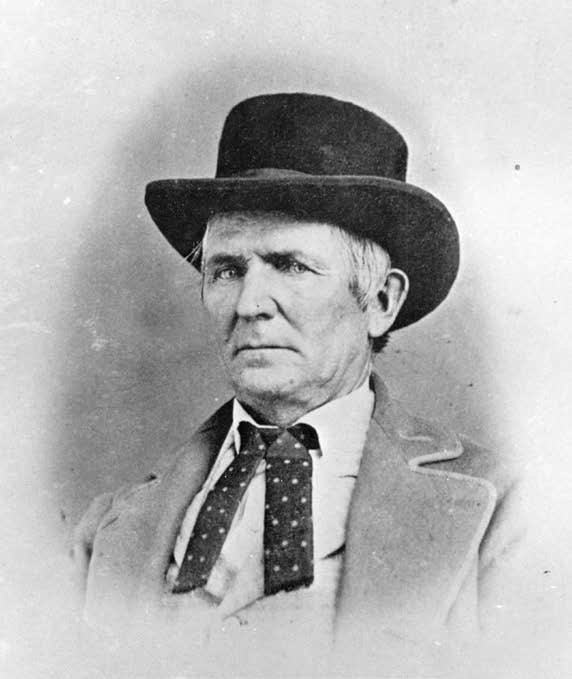 John D. Lee directed the Mountain Meadows Massacre and was the only conspirator tried and convicted. Photo courtesy of Sherratt Library Special Collections, Southern Utah University.