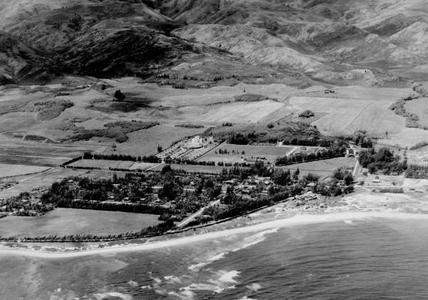 aerial view of laie