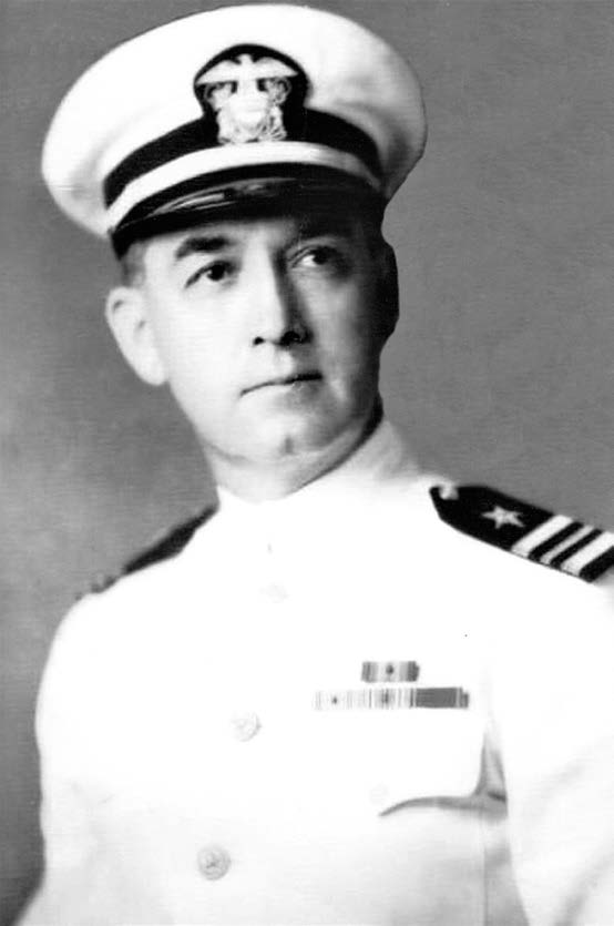 During the war years Edward L. Clissold was again called to serve as Hawaii Temple president. On active duty with the Navy, he felt fortunate that his assignment allowed him to go to Lāʻie at least once a week to hold temple sessions. Courtesy of BYU–Hawaii Archives.