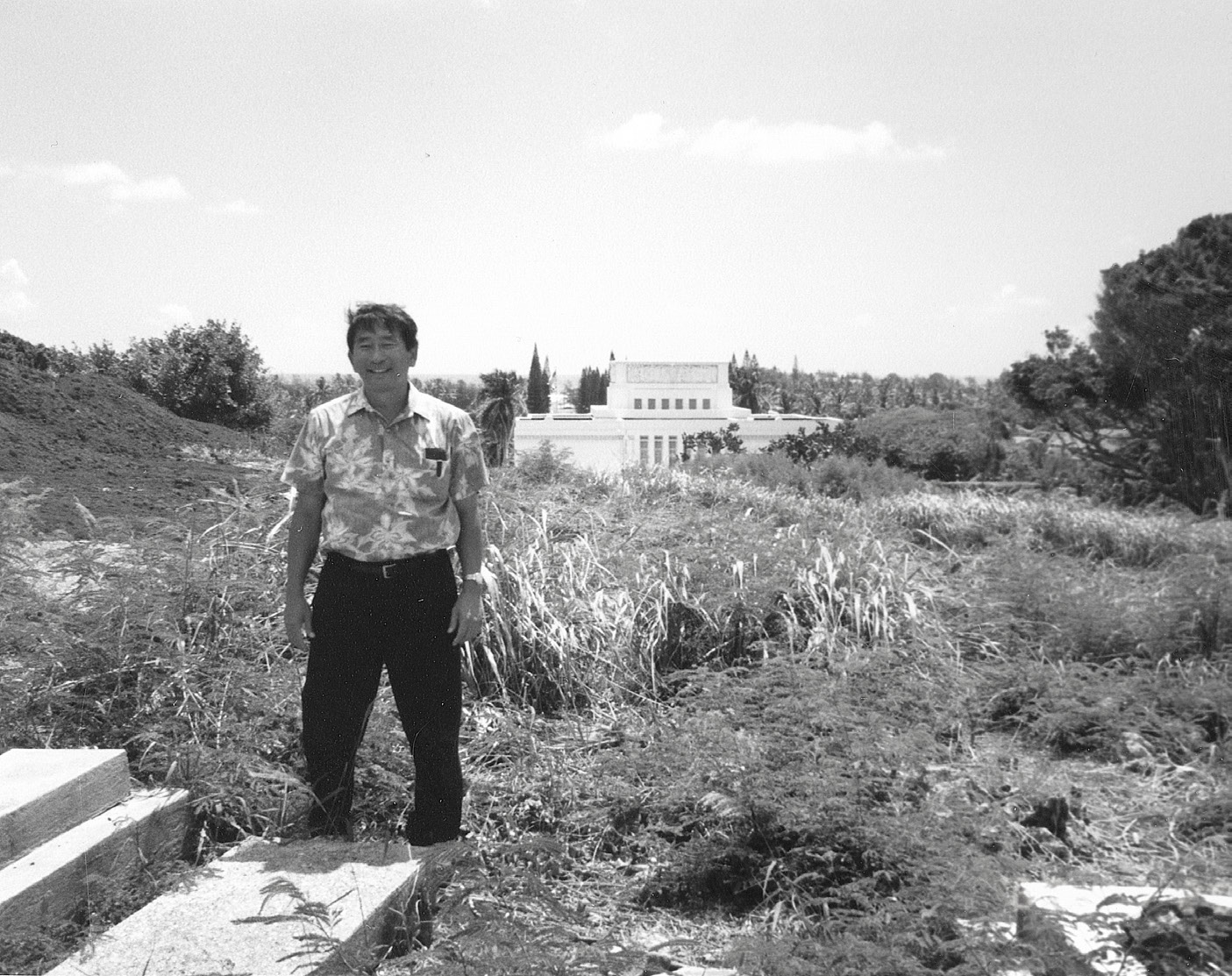 The assistance of Herbert Kazuo Horita and many others significantly extended the beauty and use of the temple grounds and has properly honored those buried there. Courtesy of Wayne Yoshimura.