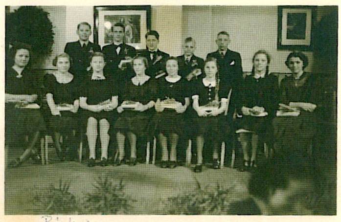 several children sitting down