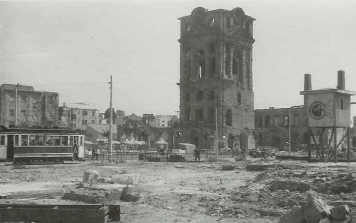 ruins of downtown mannheim