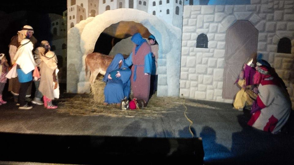 nativity reenactment