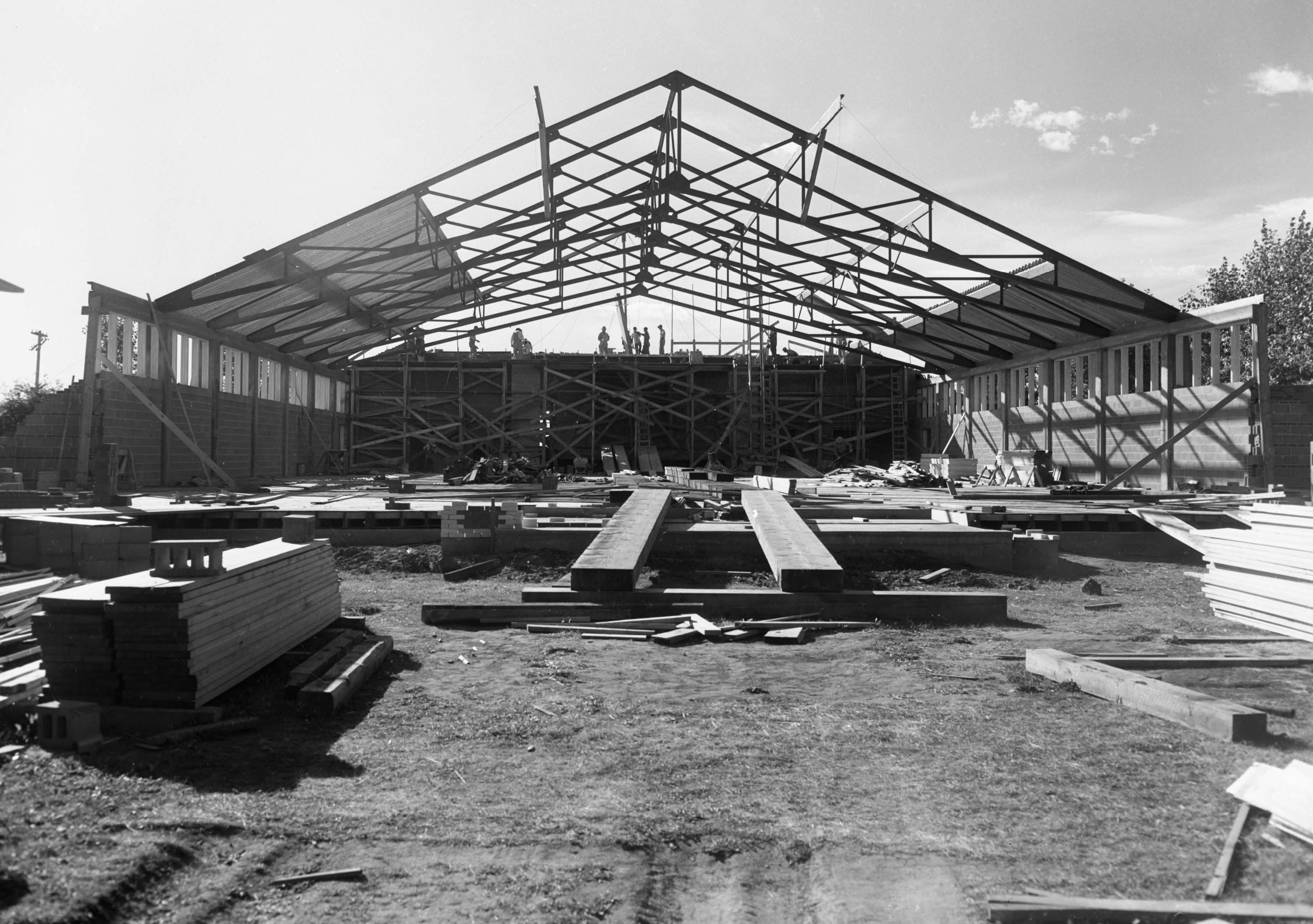 chapel under construction