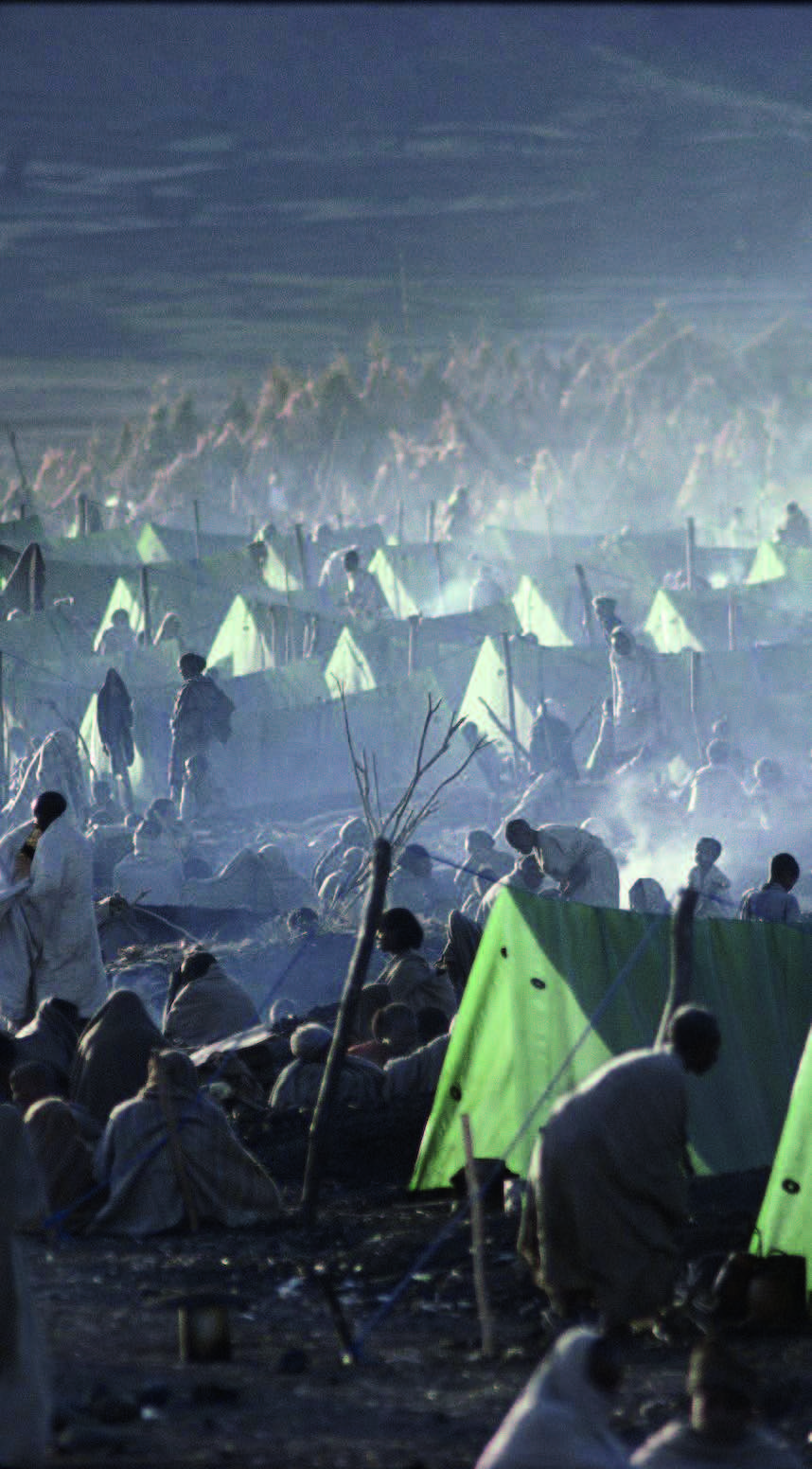 a refugee camp in Ethiopia