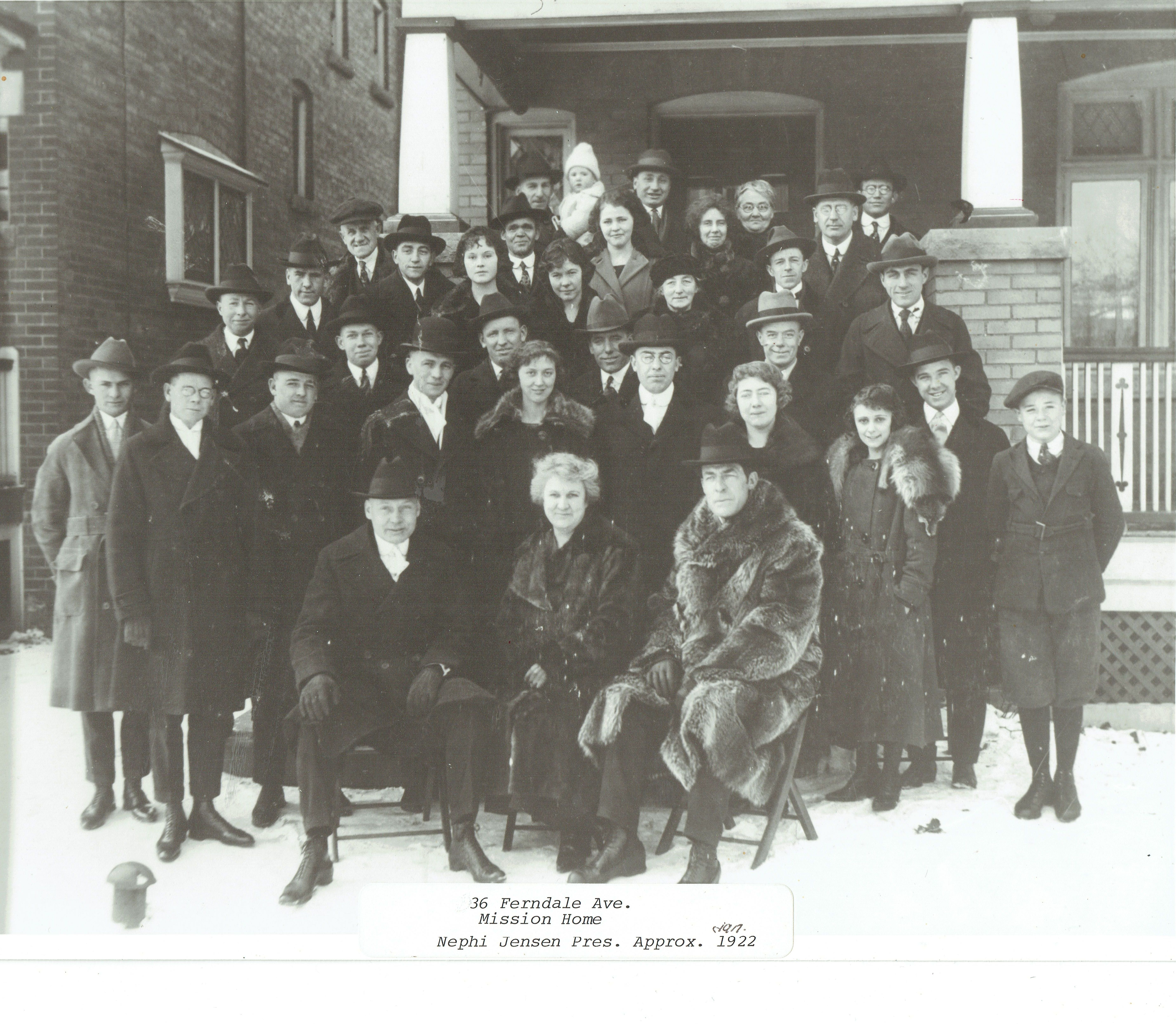 a large group of missionaries