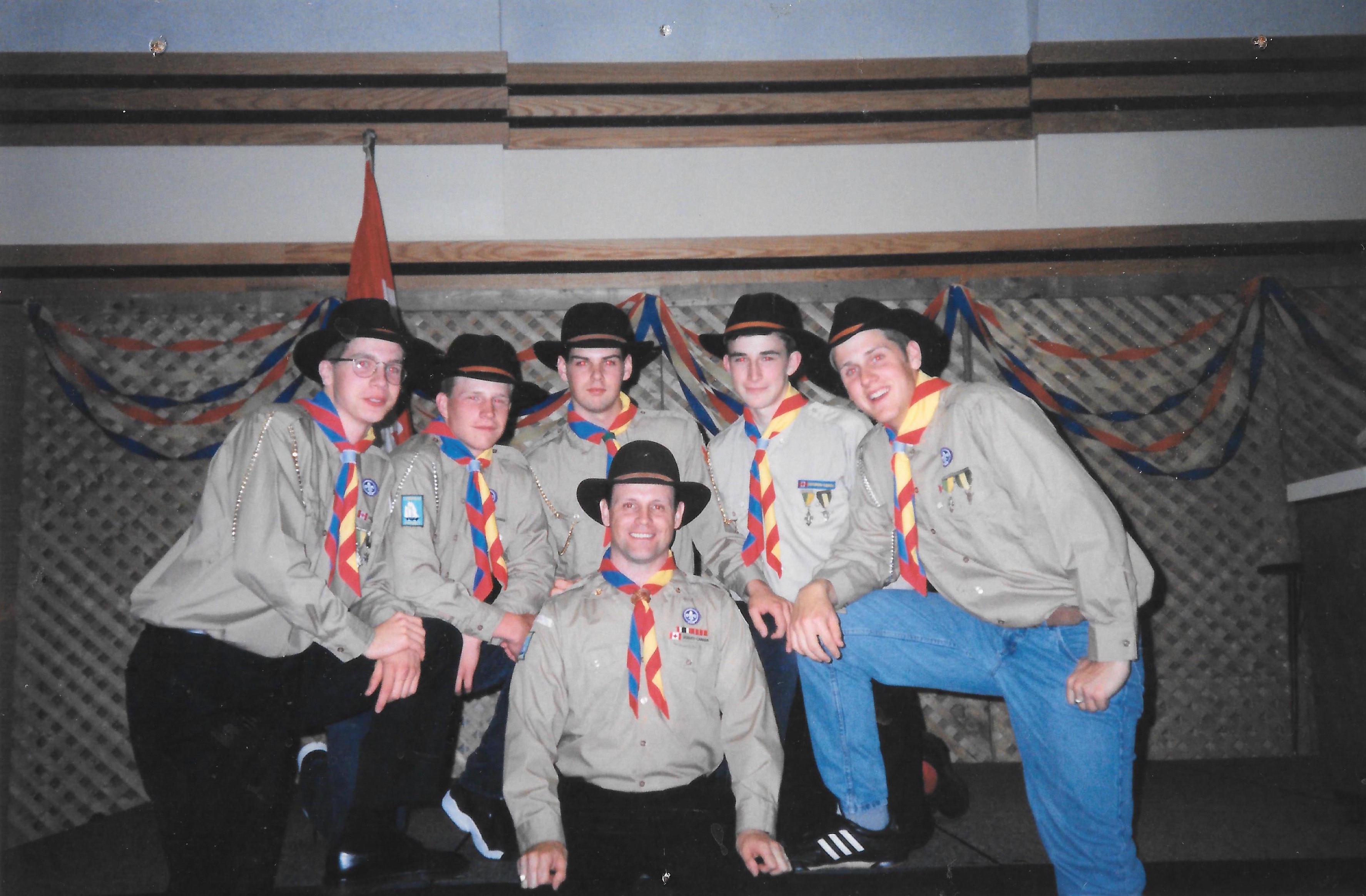 scouts receiving awards