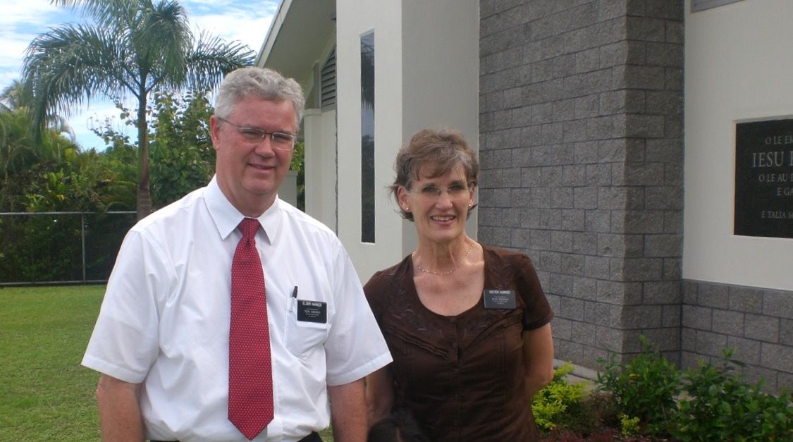 husband and wife serving a mission