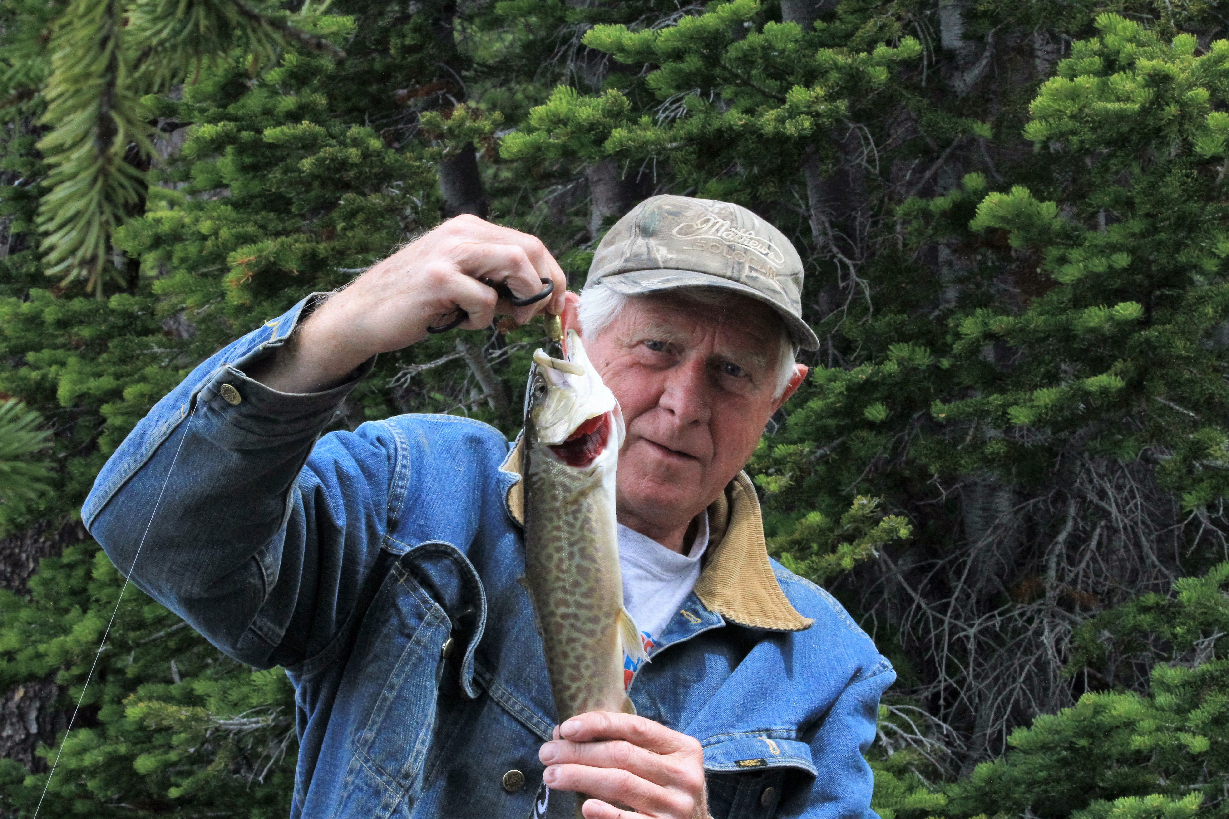 A man holding a fish