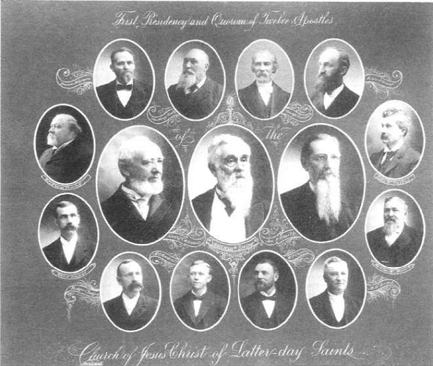 first presidency and 12 apostles