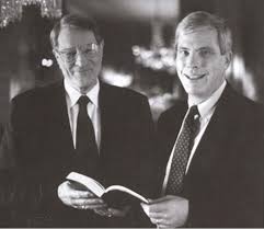 Elder Neal A. Maxwell with Hugh Hewitt