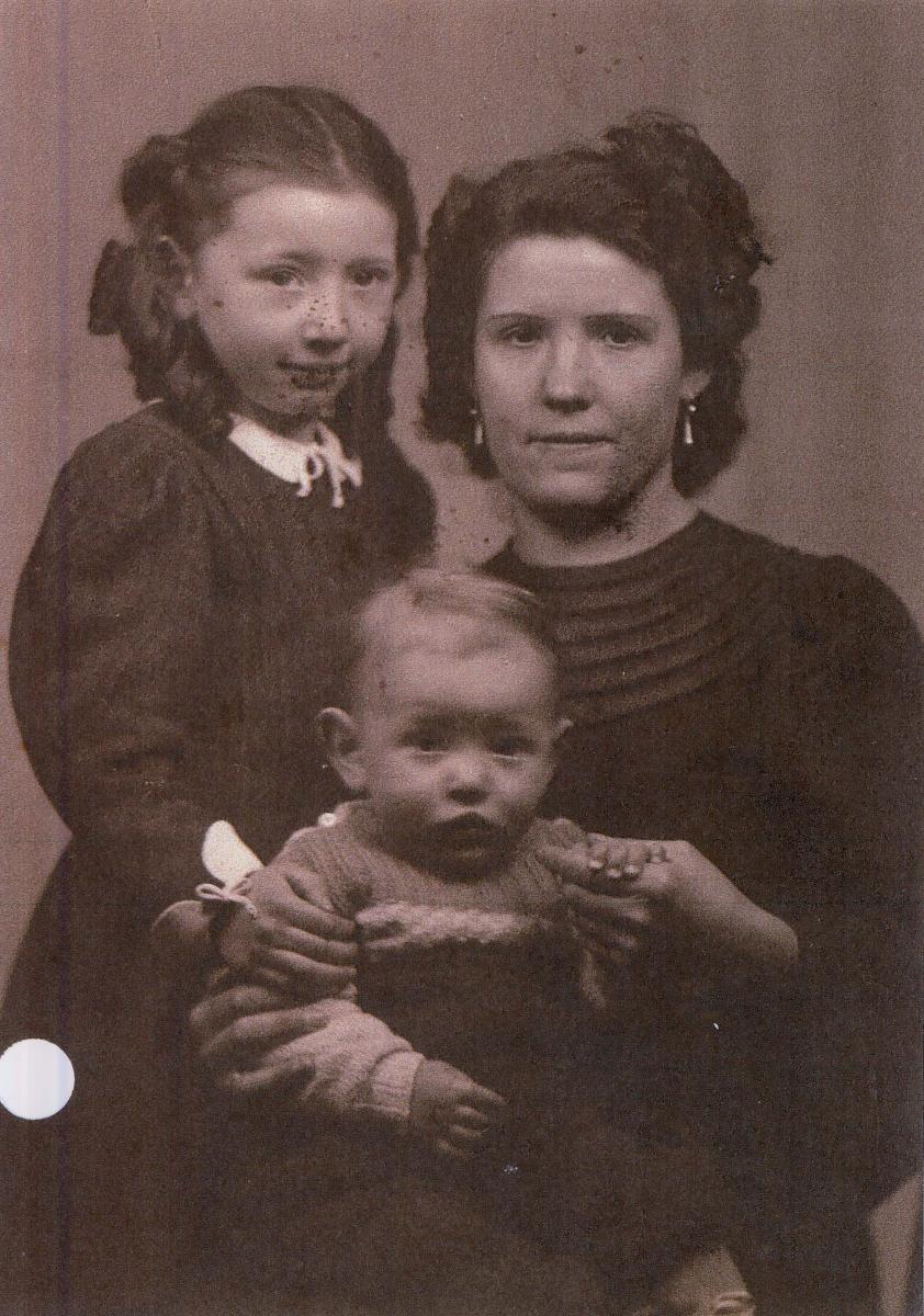 mother and two children